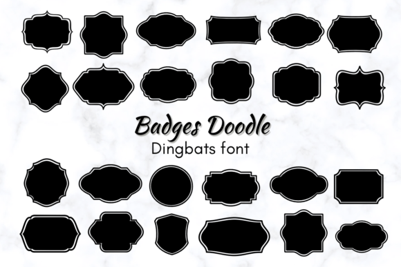Badges Doodle: Your Go-To Typeface for Playful Accents