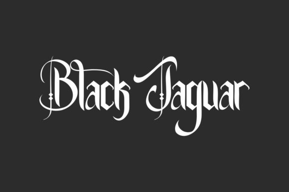 Black Jaguar: A Gothic Typeface for Bold Branding