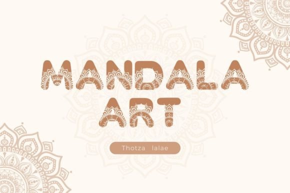 Infuse Good Fortune: Using the Mandala Art Font in Your Projects