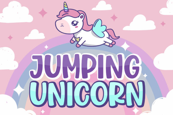 Jumping Unicorn: A Sweet and Friendly Font for Modern Creators