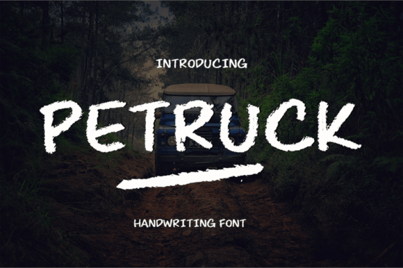 Petruck: A Handwritten Font for Authentic Projects