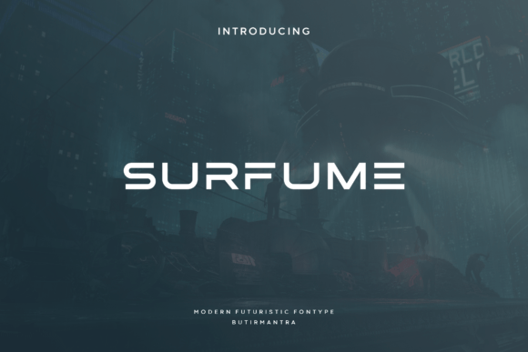 Surfume: A Futuristic Typeface for Modern Minimalist Design